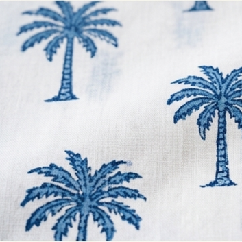 Palm Tree Printed Bed Sheet Set with Pillow Covers