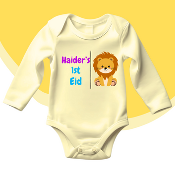 Customized 1st Eid Lion | Eid Romper