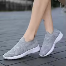 Mesh Breathable Slip-On Sneakers